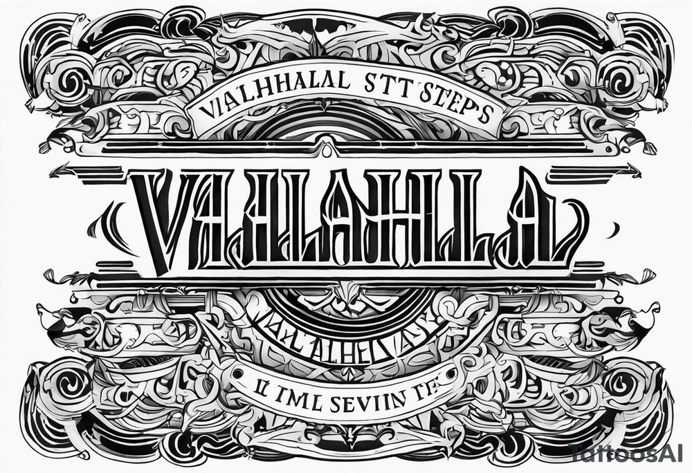 Valhalla steps tattoo idea