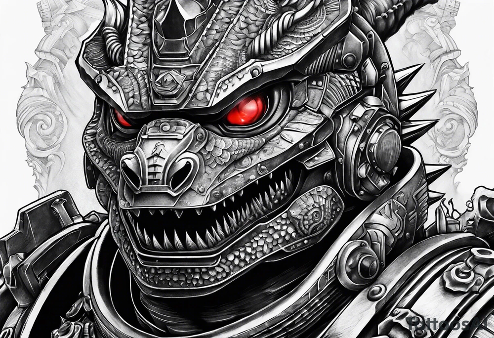 Mechagodzilla tattoo idea