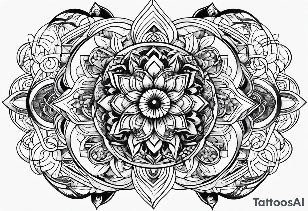 Geometric tattoo idea