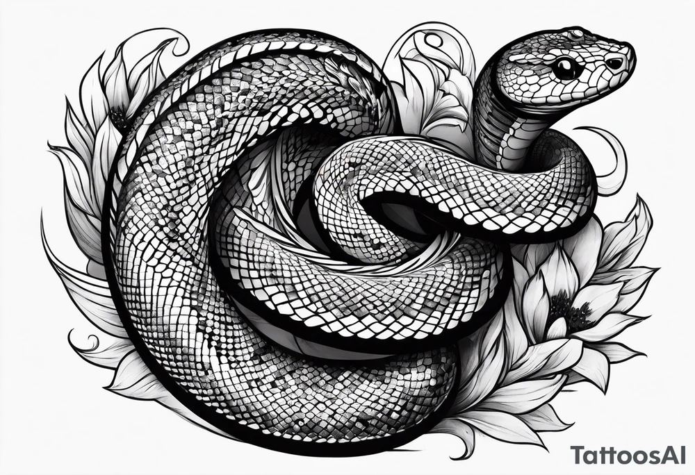 I want a snake tattoo tattoo idea