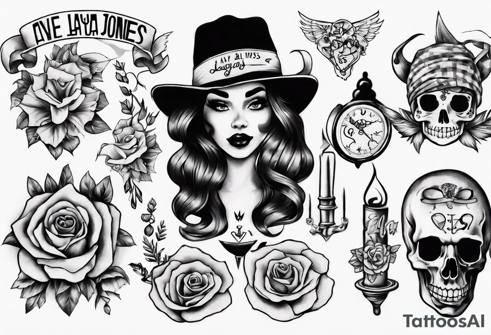 Layla Jones
4-ever and always tattoo idea