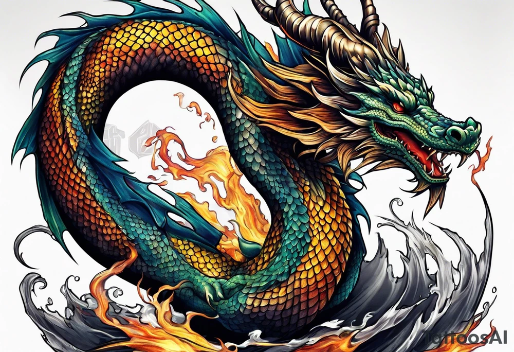 dragon tattoo idea