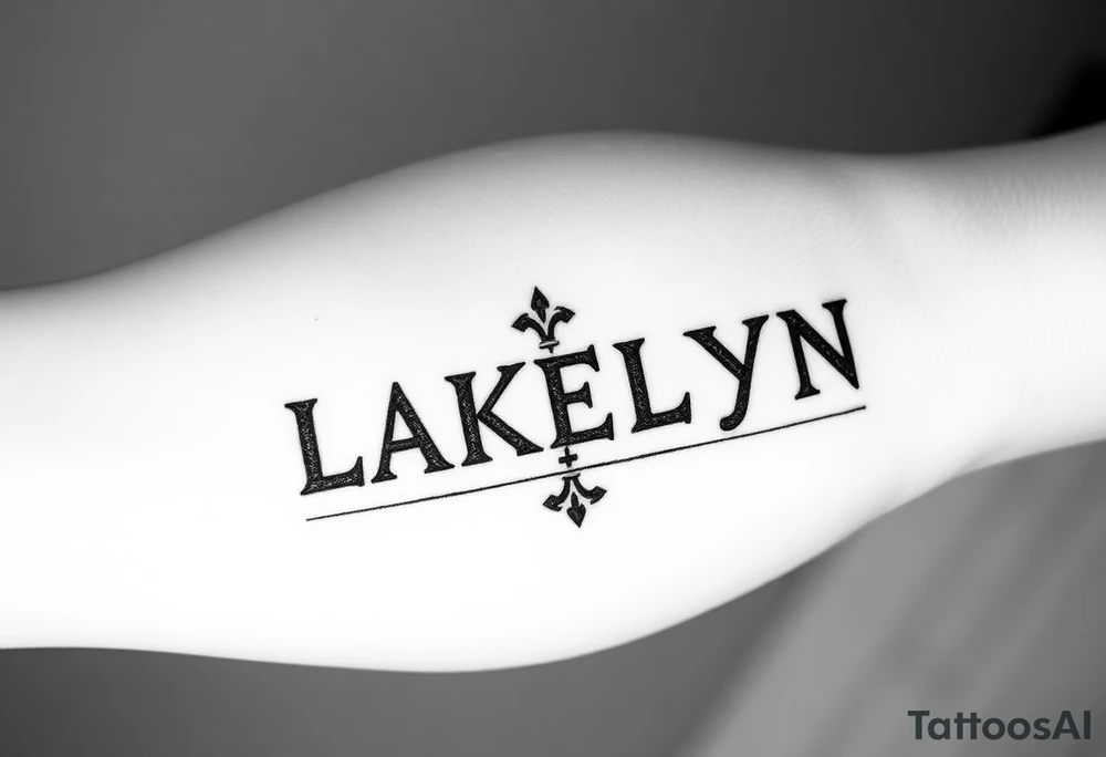 Nordic runes
Names Lakelyn tattoo idea