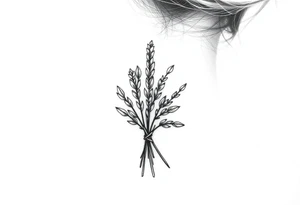 sage bundle tattoo idea