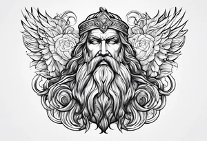 Zeus god tattoo idea