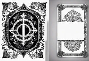 inside the card i want the rune fehu tattoo idea