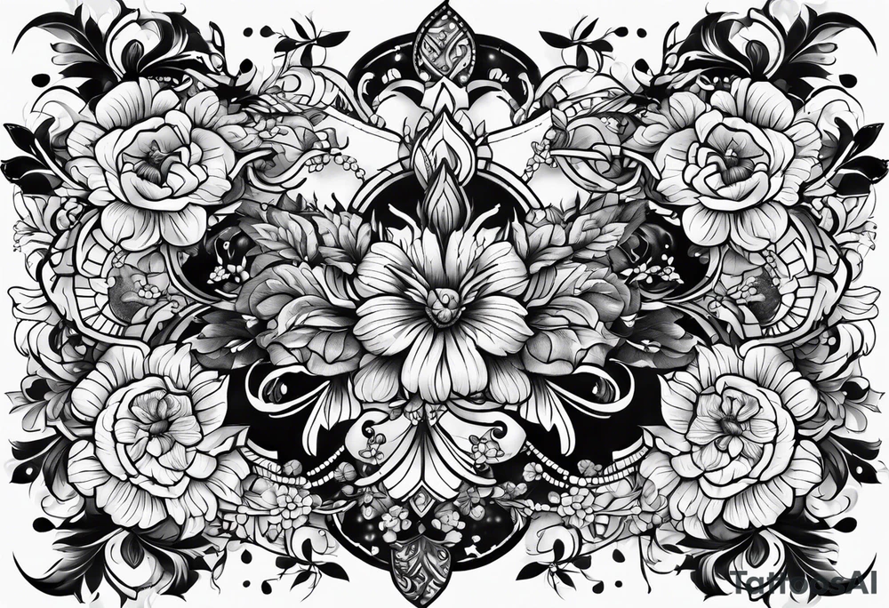 Buttcheeks tattoo idea