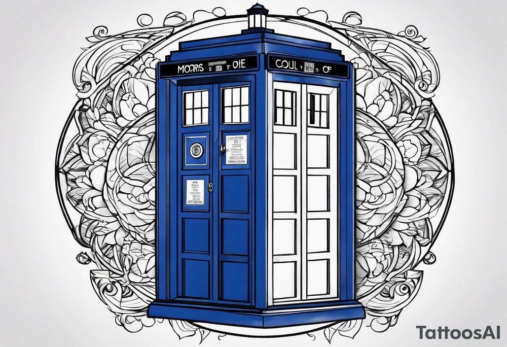 Tardis. tattoo idea