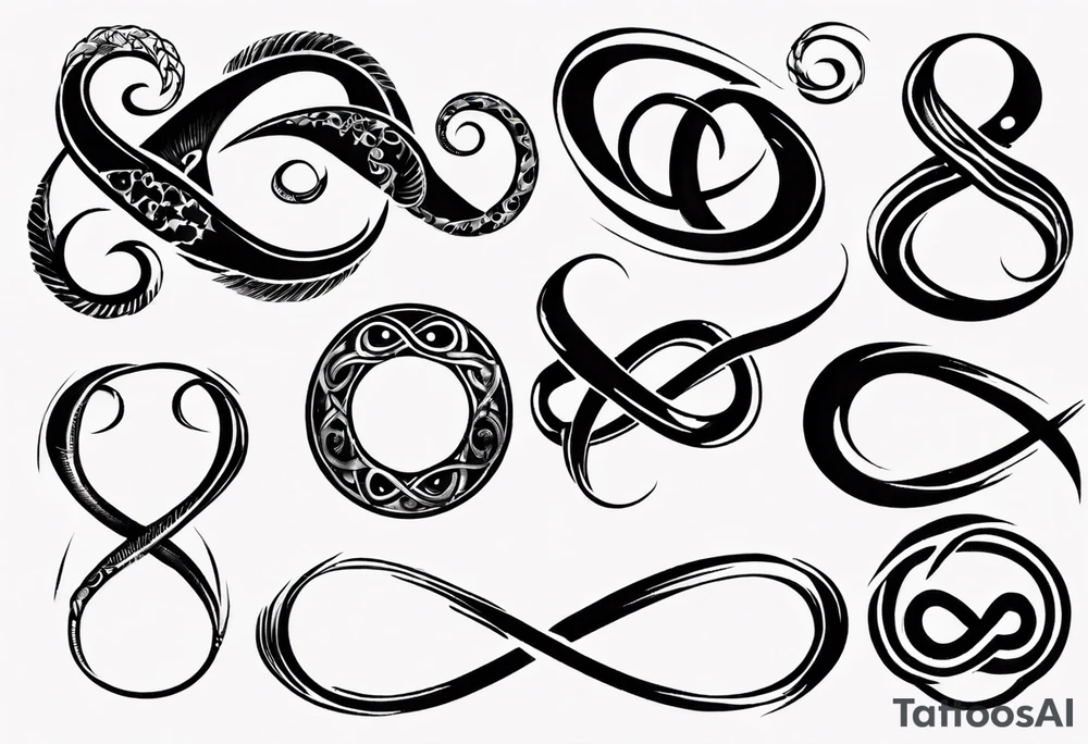 infinity symbol tattoo idea