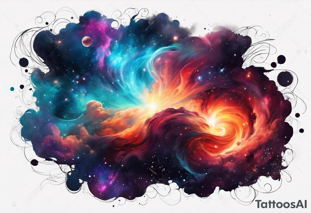 Nebula tattoo idea
