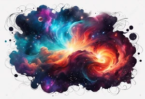 Nebula tattoo idea