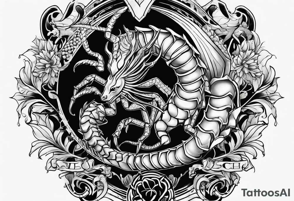 scorpio tattoo idea