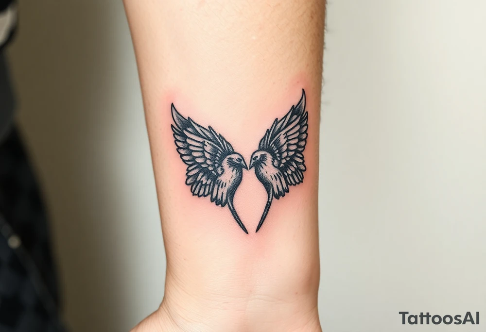 Matching tattoos for a couple tattoo idea