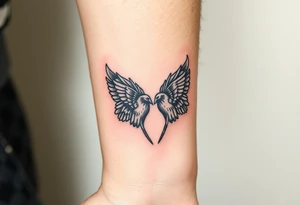 Matching tattoos for a couple tattoo idea