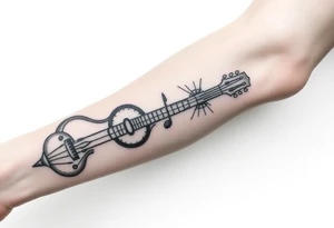 Music sleeve tattoo idea