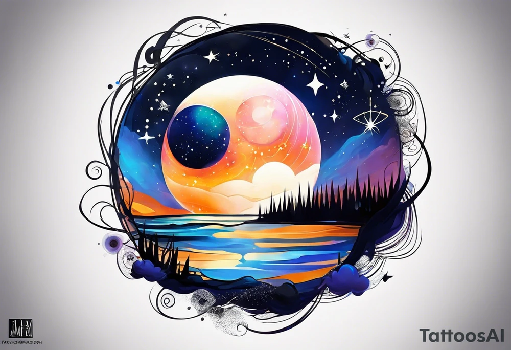 Drops of Jupiter
Connection between daughter and dad
Dad a special piece of my life 
He's gone
Acts like summer
Walks like rain
stay on the moon
listens like spring
talks like june
sail across the sun
make it to the milky way
fall from a shooting star
soul vacation
constellation
never did land tattoo idea