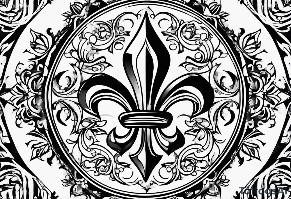 Fleur de lis tattoo idea