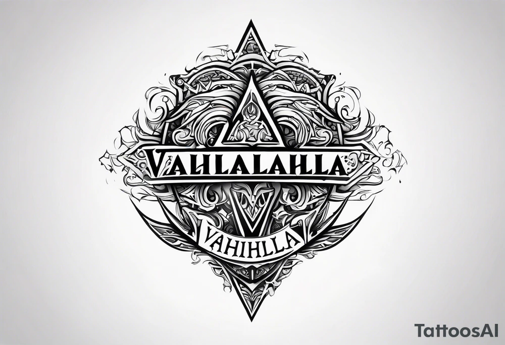 Valhalla mist tattoo idea