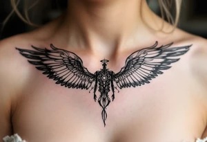 Angel tattoo tattoo idea