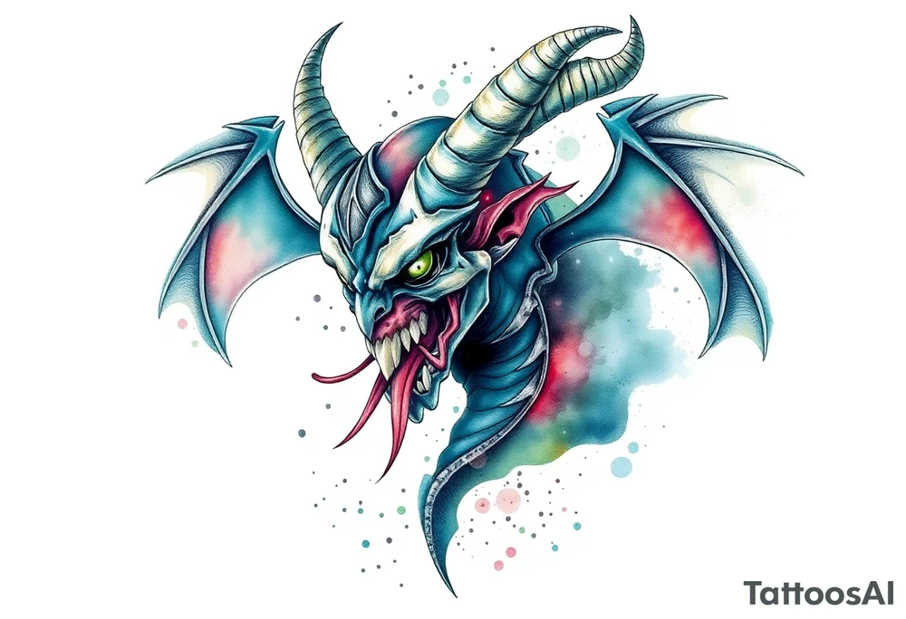 water-demon tattoo idea