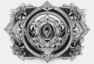 tomorrowland festival logo for 3 friendas tattoo idea