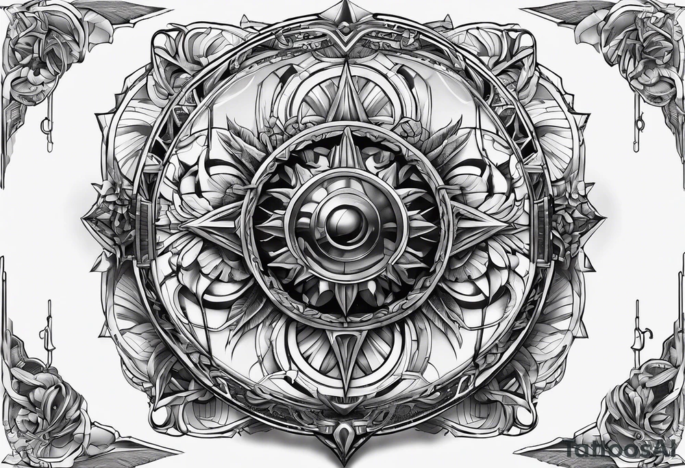 Tesseract tattoo idea