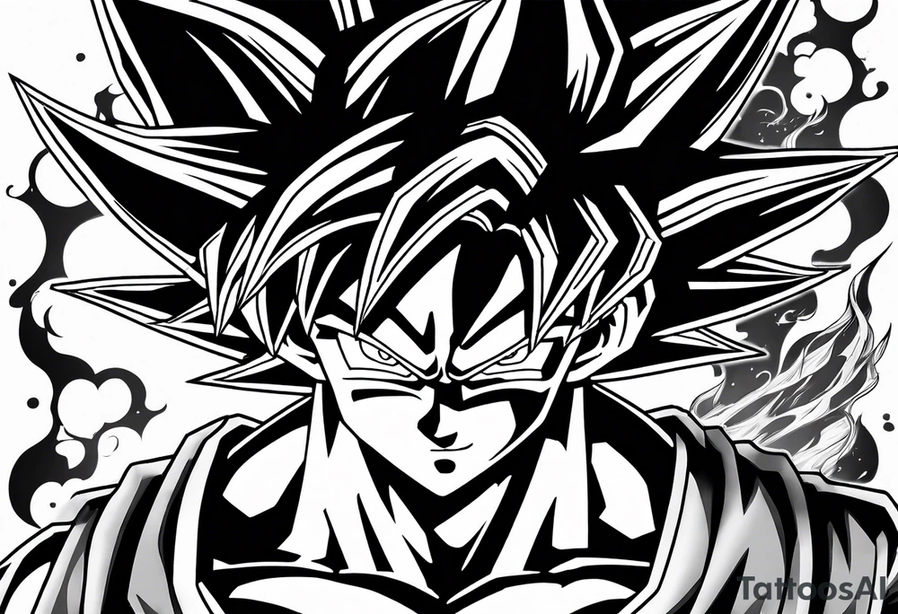 Son Goku death tattoo idea