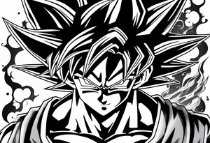 Son Goku death tattoo idea