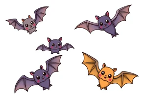 10 Unique cute bats tattoo idea