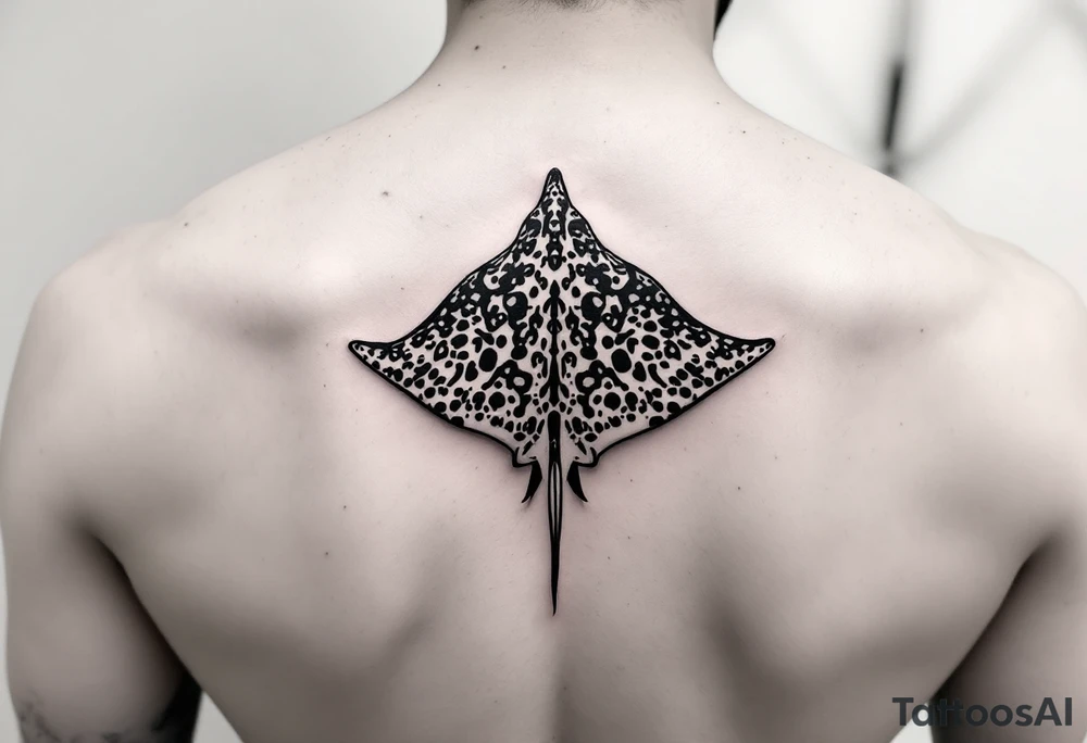 spotted eagle ray tattoo idea