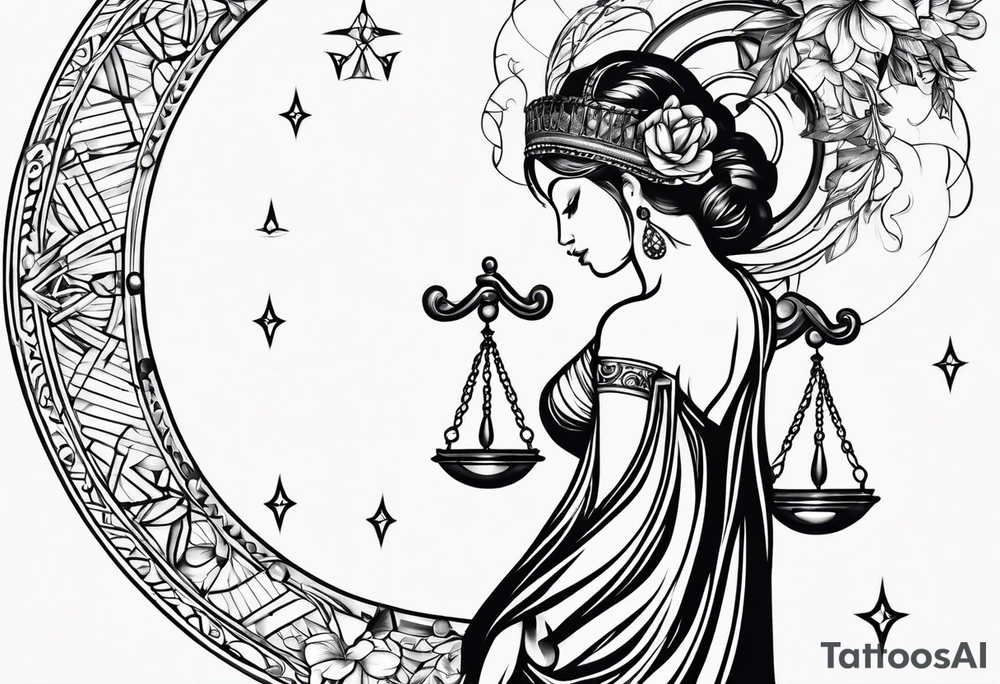 Libra tattoo idea