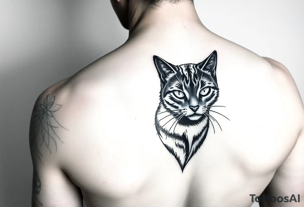 Black Cat tattoo idea