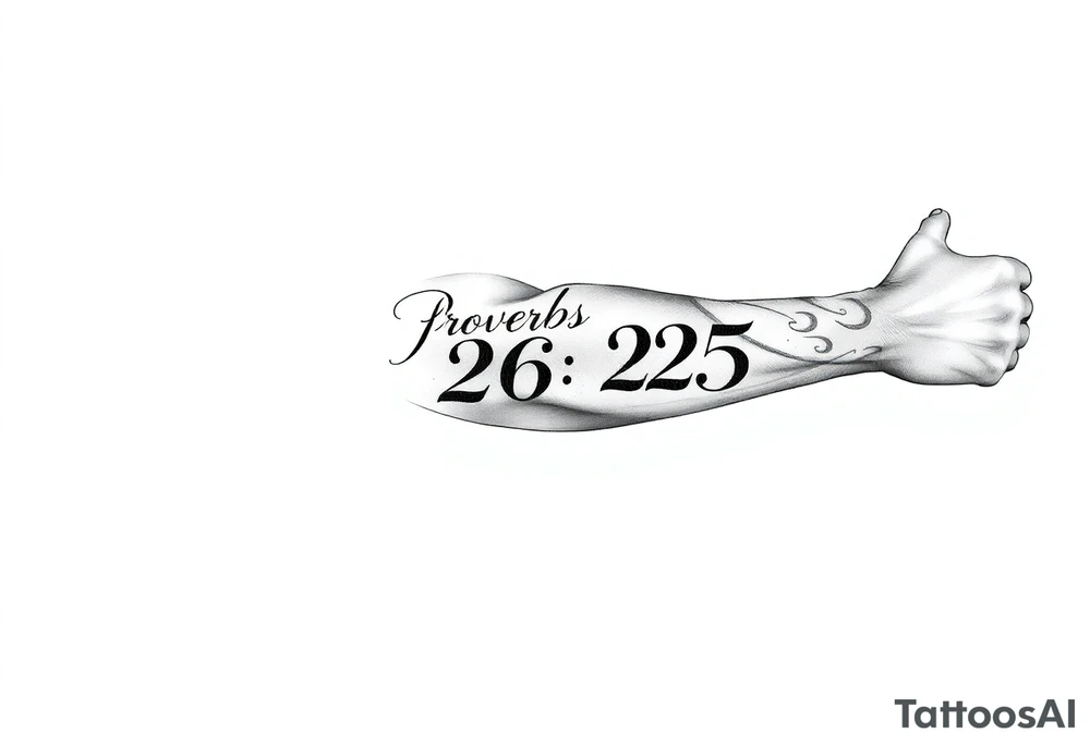 proverbs 26:25 tattoo idea