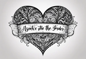 Absence makes the heart grow fonder tattoo idea