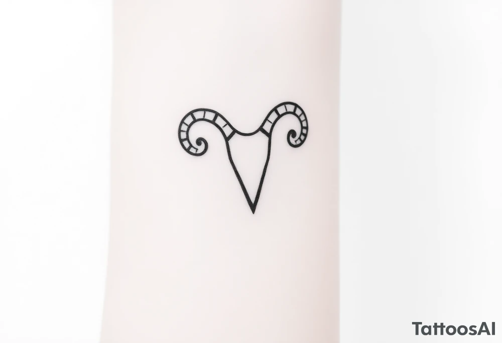 Aries tattoo tattoo idea