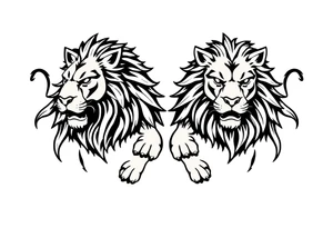 Irish with lions tattoo idea