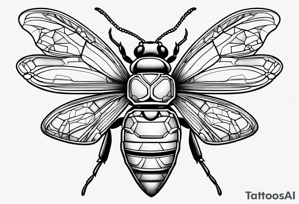 insect tattoo idea