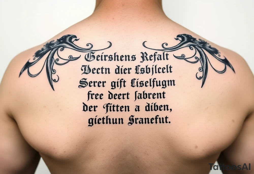 german sayings tattoo idea