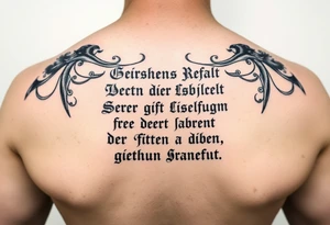 german sayings tattoo idea