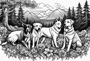 Sunset
Puppies
Woods tattoo idea