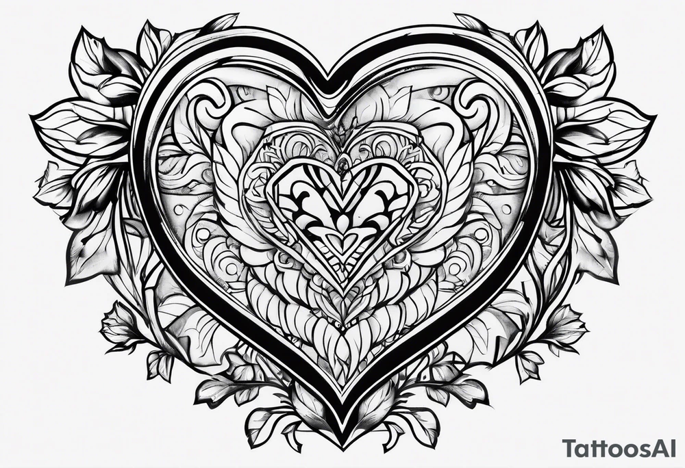 Heart with adam 12 tattoo idea