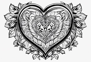 Heart with adam 12 tattoo idea