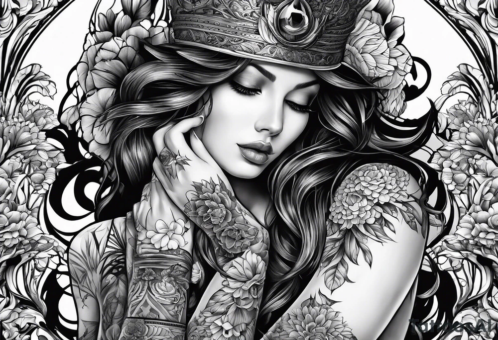 Ein Mann mit umhang tattoo idea