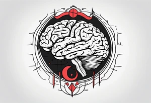 brain war against yourself discipline tattoo idea
