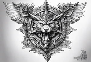 Excalibur tattoo tattoo idea