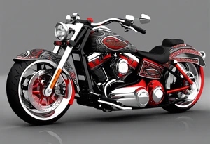 Arm sleeve, black, gray, silver, red, tribal, fire, motorcycle, Harley Davidson, Folkstyle wrestling tattoo idea