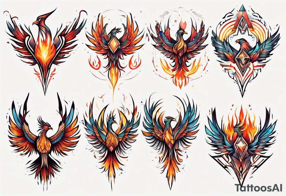 Phoenix tattoo idea