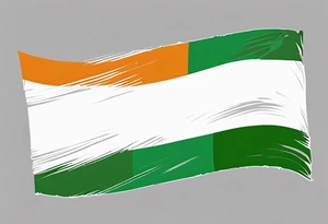 flag of ireland tattoo idea