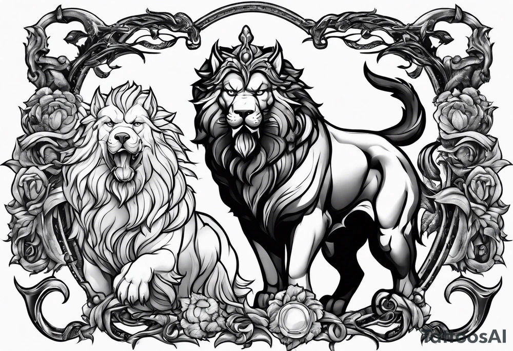 hercules and cerberus tattoo idea