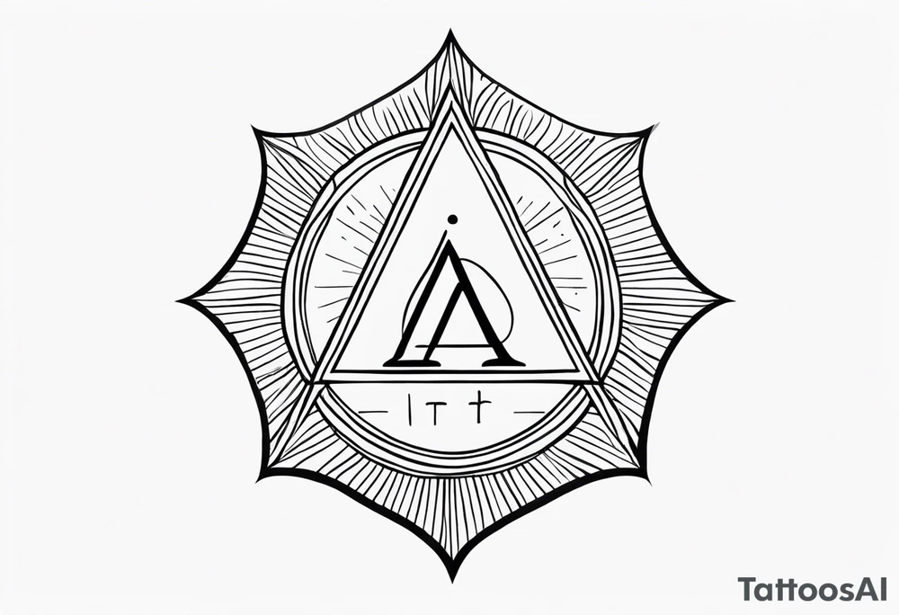 alcoholics anonymous logo tattoo idea